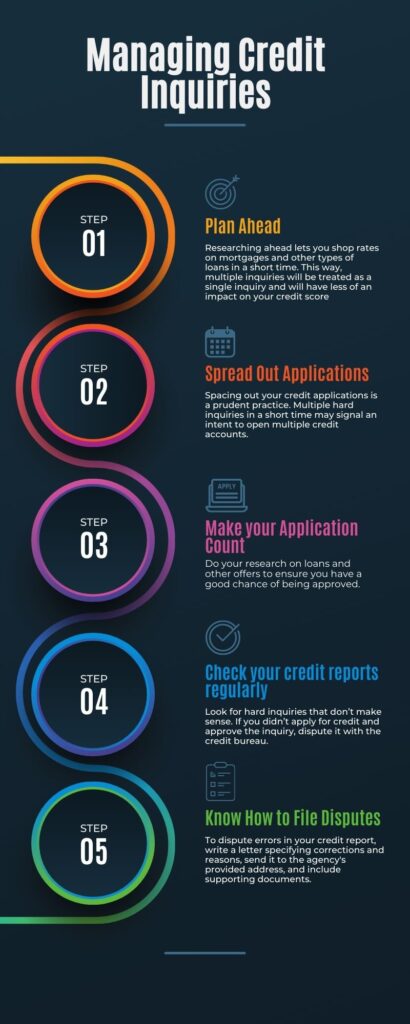 How to manage credit inquiries